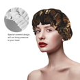 thumbnail image 4 of Kdxio Bookshelves Print Shower Cap for Women,Elastic and Reusable,Double Waterproof Layers Bathing Hat, 4 of 9