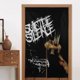 thumbnail image 4 of Cortina de puerta semiopaca con patrón de patchwork de dos piezas Suicide Silence, cortinas opacas decorativas para dormitorio, sala de estar, decoración de habitación de niños, 34 x 56 pulgadas,, 4 of 7