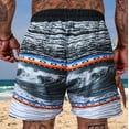 thumbnail image 4 of Pantalones cortos de playa con estampado de colores de verano a la moda para hombre Fridja  fhjkhfk457743, 4 of 8