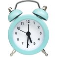 thumbnail image 1 of Vallaes 3 Inch Metal Bell Portable Digital Alarm Clock (Green) 1pcs, 1 of 2