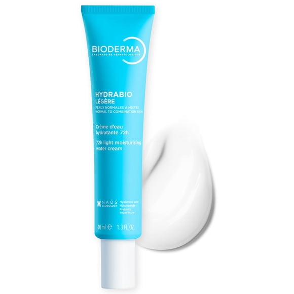 Bioderma Hydrabio Radiance Gel-Cream Face Moisturizer for Sensitive Skin, 40mL