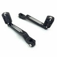 thumbnail image 3 of HTT Motorcycle Black Grooved Zombie Pegs w/ Grooved Heel/Toe Shift Levers Gear Shift Pedal Lever For Harley Davidson Trike 2008 and later, 3 of 6
