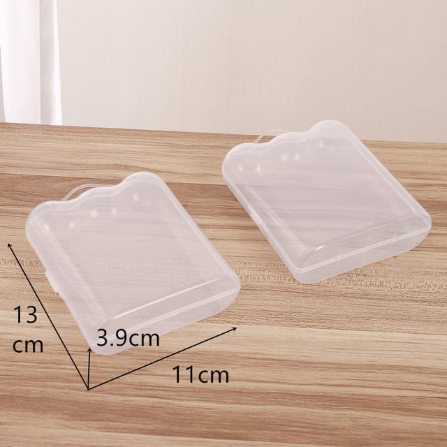 Caja de plástico transparente cuadrada Caja de almacenamiento de piezas rectangular cuadrada Caja de joyería Equipo de pesca Embalaje de flores de jabón Caja cuadrada