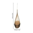 thumbnail image 5 of 3pcs Bamboo Planter: Woven Hanging Plant Basket - Thai Hanging Flower Planters - Rustic Space-Saving Decor - Indoor Outdoor Balcony Basket, 5 of 10
