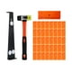 thumbnail image 2 of Juego de instalación de pisos de madera laminada, 43 Uds., con espaciadores, resistente, barra de tracción, mazo con mango de fibra de vidrio de alta Bloque naranja Macarena Instalación de pisos, 2 of 8