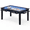 BLACK, variant on Avocahom Coperat Solid Wood Board Game Table with LED Lights for 4-6 Players, 54" x 31" Play Area Multi-Function Dining Table with Game Mat-Walnut