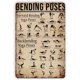 thumbnail image 1 of Yoga Knowledge Vintage Metal Tin Sign Yoga Bend Pose Funny Poster Club Woman Cave Cafe Living Room Bathroom Kitchen Home Art Wall Decor Plaque, 1 of 3