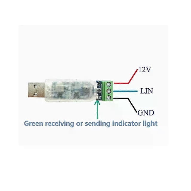 LIN bus analysis controller/USB to LIN debugger/LIN bus analyzer ...