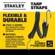 thumbnail image 3 of Cordones elásticos de lona de goma STANLEY S300421, 21, 40 unidades, color negro, 3 of 8