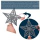 thumbnail image 2 of Árbol de Navidad KTKDE de 6 pies negro artificial con 1005 puntas y luces, 2 of 9