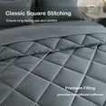 thumbnail image 6 of FISHDRU Asian Inspired 7-Piece Gray Bedding Set in a Bag, King, 6 of 11