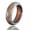Flame Inner Diameter 18mm, variant on Titanium Alloy Round Ring Tire Tread Necklace Pendant Men's EDC Jewelry Decorate-Gray Inner Diameter 18mm