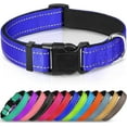 thumbnail image 1 of LAICAIW Reflective Dog Collar,Soft Neoprene Padded Breathable Nylon Pet Collar Adjustable for Small Dogs,Navy Blue,S, 1 of 7