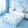 thumbnail image 5 of meiyoeat Blue Ribbon Bow Twin Sheets,Cute Cow Print Bedding For Girl,3-Piece,1 Fitted Sheet and 1 Pillowcase, 5 of 6