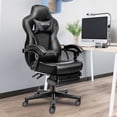 thumbnail image 6 of FULLWATT Video Gaming Chair Office Chair Ergonomic PC Computer Chair Reclining Racing Chair with High Back Swivel Executive Office Desk Chair with Extendable Footrest Adjustable Lumbar Pillow Gray, 6 of 13
