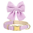 thumbnail image 3 of Didog 3pcs Bow tie Dog Collar Harness with Leash Set Soft Adjustable for Girl Boy Dogs, 3 of 8