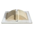 thumbnail image 4 of WONLINE 24" Vanity Top Integrated Sink Bowl White Ceramic + Faucet & Drain Bathroom Sink, 4 of 9