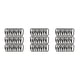 thumbnail image 1 of Llavero Mini Ganchos Mosquetones Inteprter 24 Piezas D anillo bloqueo Negro Type1 NO1, 1 of 6