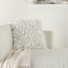 thumbnail image 4 of Nourison Life Styles Ribbon Loops White 20" x 20" Throw Pillow, 4 of 6
