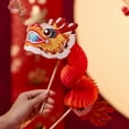 thumbnail image 2 of YSNOOWE 1 Set New Year Dragon Puppet Paper for Chinese New Year Families, 2 of 8