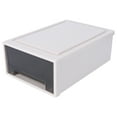 thumbnail image 1 of 1 caja de almacenamiento de plástico transparente tipo cajón para armario., 1 of 6