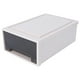 thumbnail image 1 of 1pc Armario de plástico transparente Tipo de cajón Caja de almacenamiento Caja de almacenamiento de plástico, 1 of 5