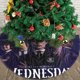 thumbnail image 3 of Falda para árbol de Navidad de miércoles, suave y divertida, decoración navideña de granja con cuello para árbol de Navidad de 30", 3 of 4