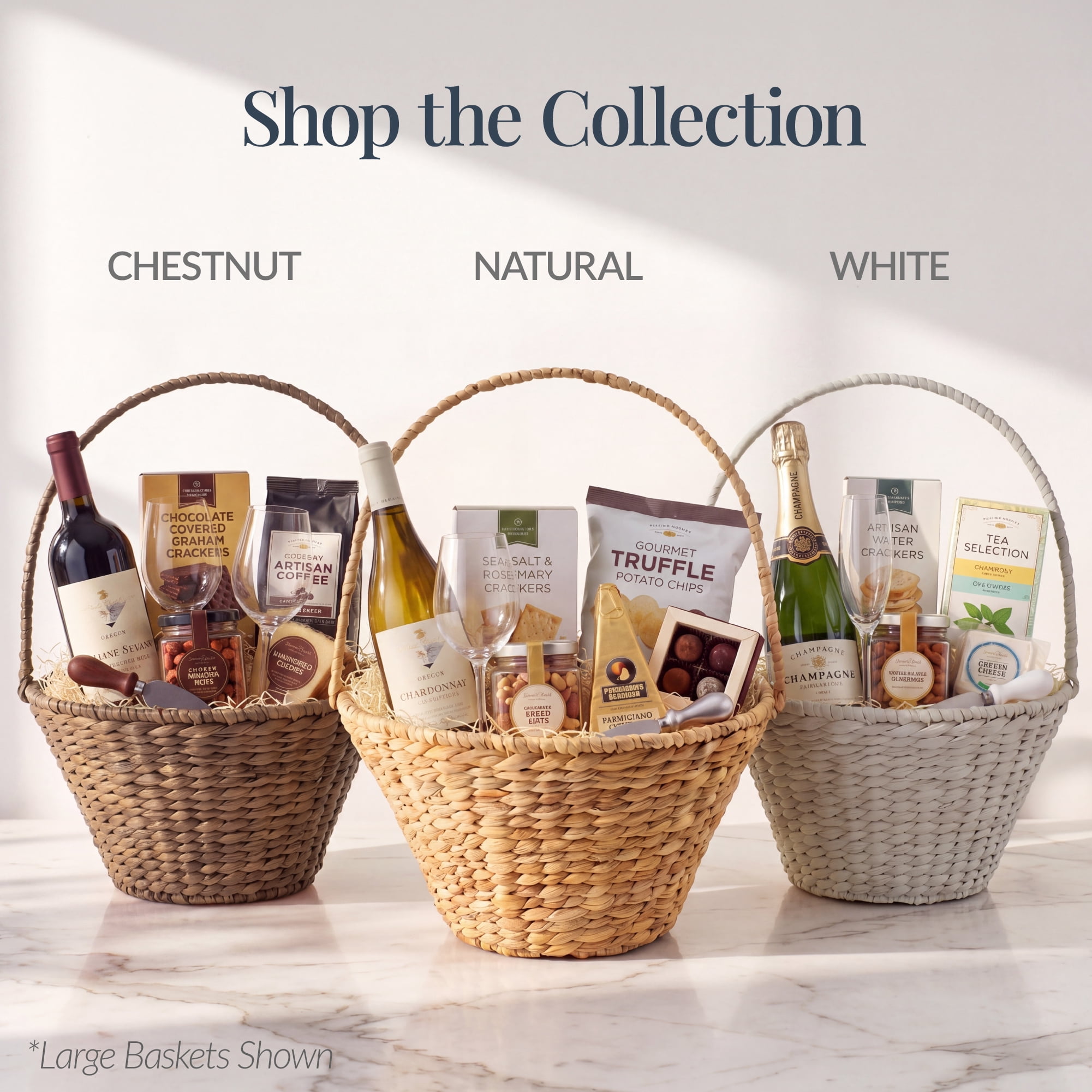 Best Choice Products Handwoven Medium Mother's Day Gift Basket, 20 inch Basket Basket w/Collapsible Handle - Natural