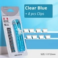 thumbnail image 1 of en Mini Traceless Reusable Hand Clamp Push Stapler, Assorted Colors, 1 Count, 1 of 7