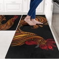 thumbnail image 2 of Rooster Kitchen Rug Kitchen Mat Set of 2, Farmhouse Decor for Kitchen Mats Cushioned Anti Fatigue 2 Piece Set and Chicken Kitchen Mat for Home Kitchen Decor or Office 17"x30"+17"x47", 2 of 6