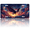 Eagle in a Firework - Lit Sky: Soaring with the American Flag, variant on 1 Pcs License Plate Covers & Frames, American Trucker Pride: Big Rig with the Stars and Stripes For Decorative Front, Aluminum License Plate Covers & Frames Cover For Men Women, 12" X 6"