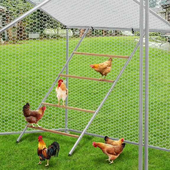 Pinypikaka Chicken Perch for Coop, Chicken Roosting Bars Perfect for Backyard Poultry, Farm Roost Toys for Hen Coop Accessories, Easy to Assemble & Clean