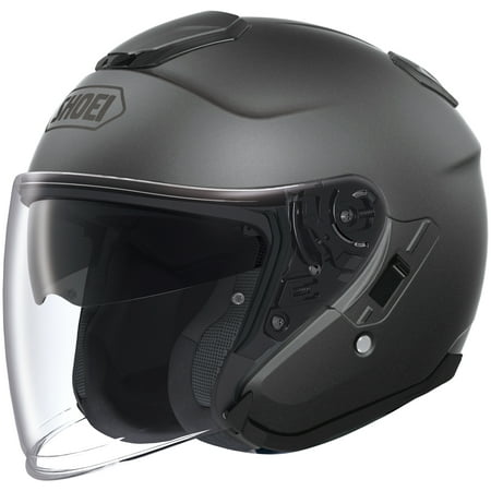 Shoei J-Cruise Solid Helmet (X-Small, Matte Deep Gray) -  130-0137-03
