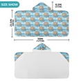 thumbnail image 3 of Toddler Hooded Beach Towel 24x50 Kids Bath Towels Soft Quick Dry for Swim Pool Boys Girls Wood Hoods and Wave, 3 of 7
