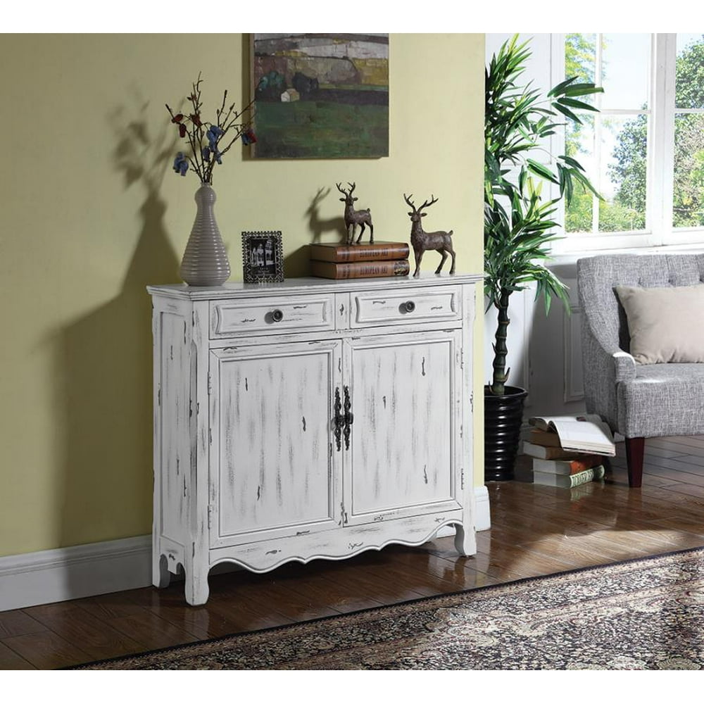 2door Accent Distressed White