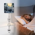 thumbnail image 4 of 10 Inch Wall Clock Battery Operated Silent Clock Decorative for Office, Kitchen, Outdoor, Living RoomWolf Tree Moon Starry Design, 4 of 4