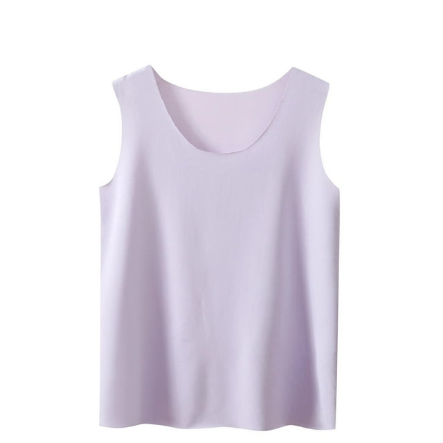 VEKDONE Children's Solid Color Round Neck Mid Size Children's Summer Casual Comfortable Base Shirt Breathable