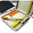 thumbnail image 5 of Estuche compacto de piel para 20 cigarrillos con filtro Color negro, 5 of 5
