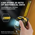 thumbnail image 4 of Almighty Ruler Self Locking Digital Tape Measure LED Display 3 in 1 Rangefinder Tape Measure Ruler Measuring Tape High Precision Almighty Tool Tape Measure 131/196 FT for Measuring, 4 of 11