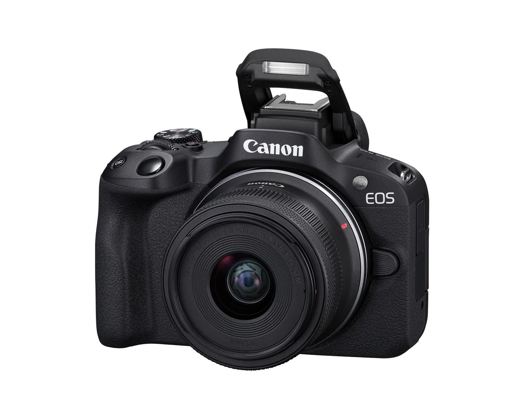 Canon EOS R50 Mirrorless Camera with 18-45mm and 55-210mm Lenses (Black)