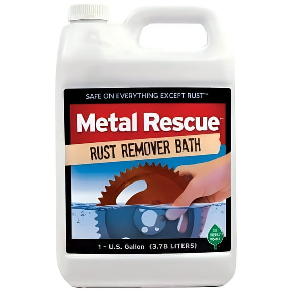 Workshop Hero Metal Rescue Rust Remover - Liquid All Purpose Cleaner - 1 Gallon