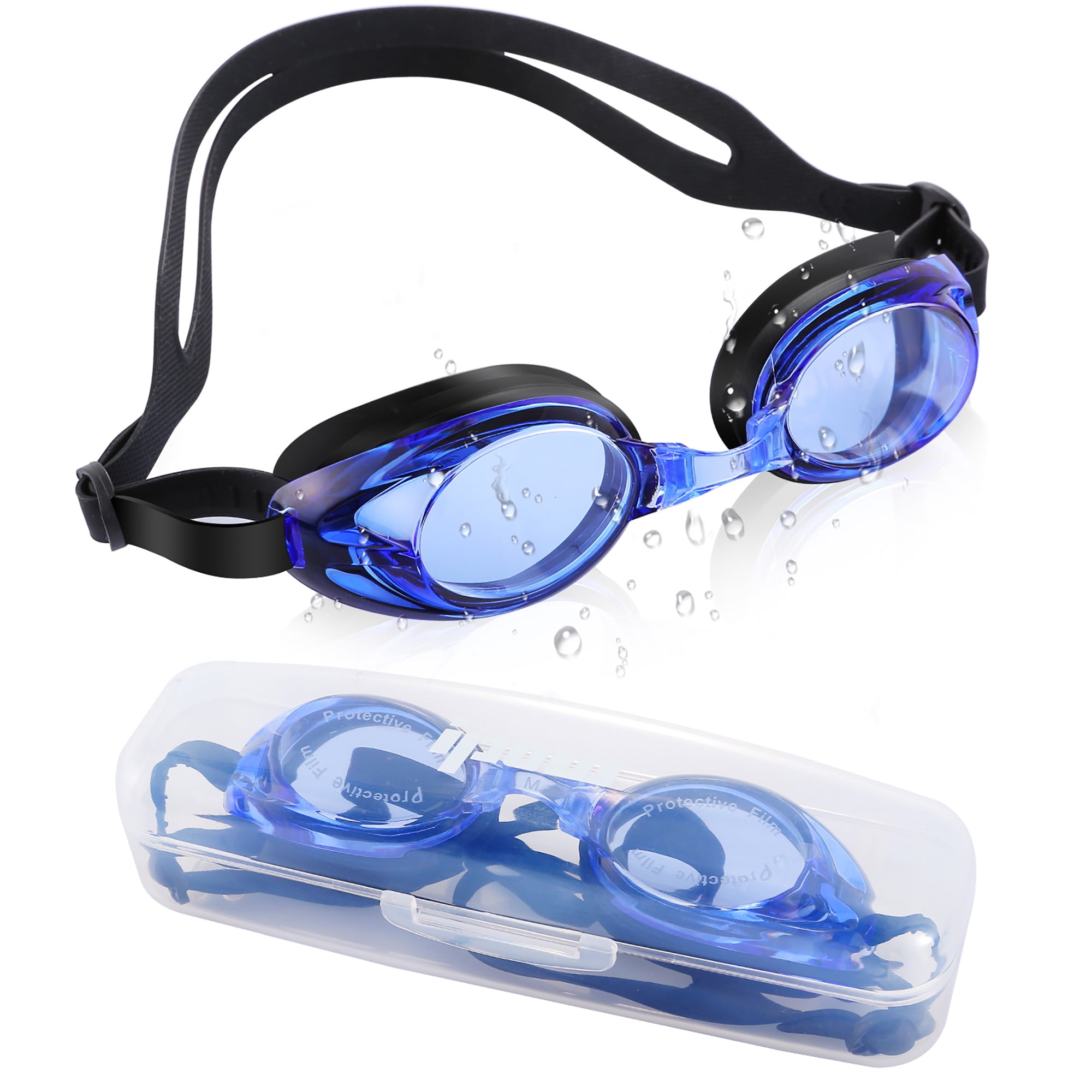 Red/Clear FINIS Nitro Swim Goggles 