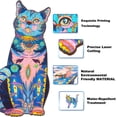 thumbnail image 4 of Puzles de madera HUOGUO Puzles de madera con forma de gato, 300 unidades, 4 of 5