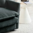 thumbnail image 4 of Modern Reading Chair With Chenille - Supportive Seating Accent In Gray Comfortable Padding, 4 of 5