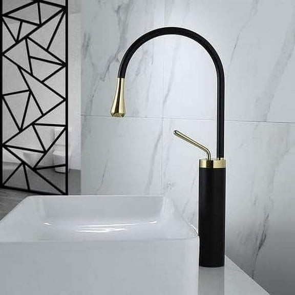 Basin Faucets White Gold Bathroom Faucet Hot and Cold Sink Faucet Brass Faucet Kitchen Faucet Swivel Sink Water Crane