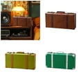 thumbnail image 2 of Vintage Suitcase Antique Trunk Decorative Box Travel Accessory Photography Props Case Collectible Storage Solution, 2 of 9