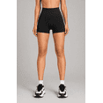 thumbnail image 3 of Women's Seamless High Waist Yoga Shorts, Stretch Hip Lift Workout Biker Shorts for Sports Cycling, 3 of 7