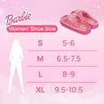 thumbnail image 6 of Barbie Womens Slippers Gifts for Women Extra Cozy Fuzzy House Slippers Slip On, 6 of 7