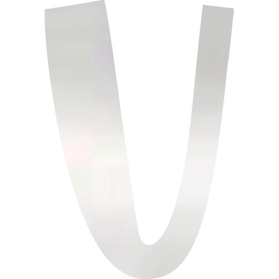 Acrylic Letter V Icebold, 6'' Tall Clear Acrylic Alphabet Letters, Reception Alphabet Sign