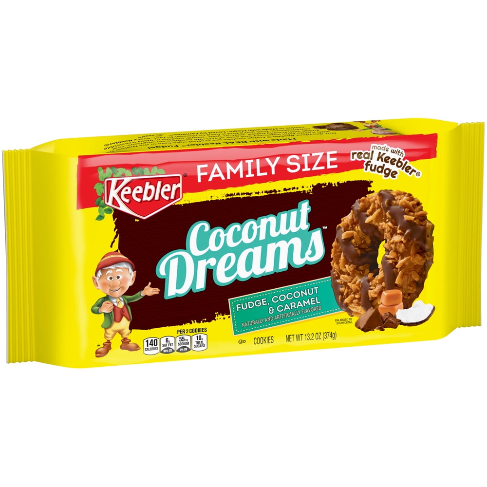Keebler Coconut Dreams Family Size Cookies 13.2 oz